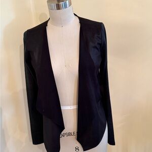 Armani Exchange Black Open Front Cardigan